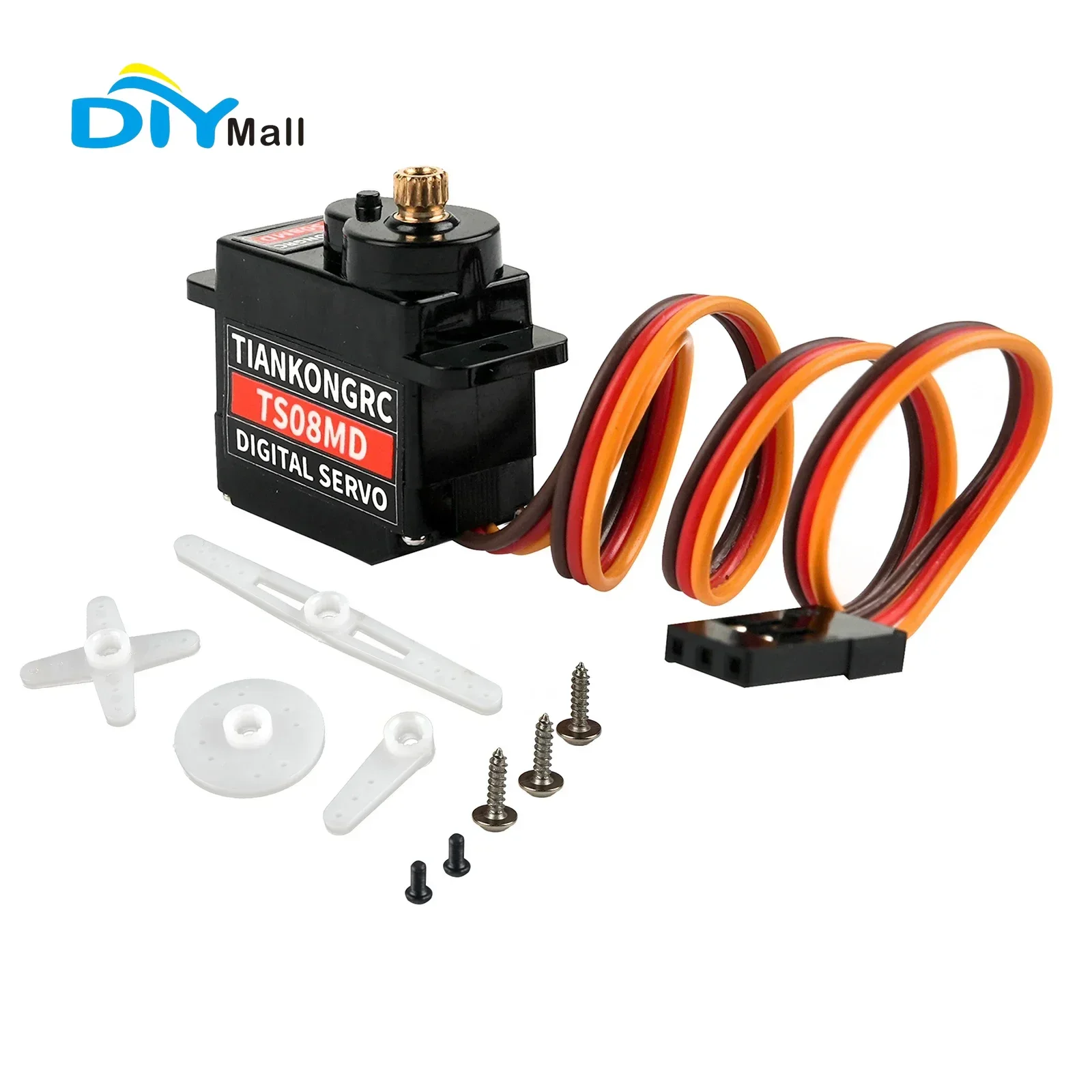 TS-08MD Цифровой сервопривод 12 г, крутящий момент 1,8 кг.см, металлическая шестерня 180/270/360 ° Вращение для радиоуправляемого автомобиля DIY Вертолет Самолет
TS-08MD Цифровой сервопривод 12 г, крутящий момент 1,8 кг.см, металлическая шестерня 180/270/360 ° Вращение для радиоуправляемого автомобиля DIY Вертолет Самолет