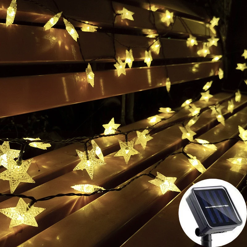 Ramadan Solar Star String Lights String Festival Outdoor Fairy LED Light Wedding Garden Party Home Muslim Eid Mubarak Ornaments
Ramadan Solar Star String Lights String Festival Outdoor Fairy LED Light Wedding Garden Party Home Muslim Eid Mubarak Ornaments