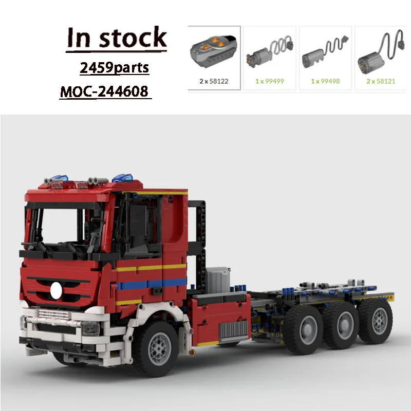 Конструктор MOC-244608 «Классический новый грузовой пожарный прицеп», 2459 деталей, модель MOC, подарок на день рождения для мальчиков и детей
Конструктор MOC-244608 «Классический новый грузовой пожарный прицеп», 2459 деталей, модель MOC, подарок на день рождения для мальчиков и детей