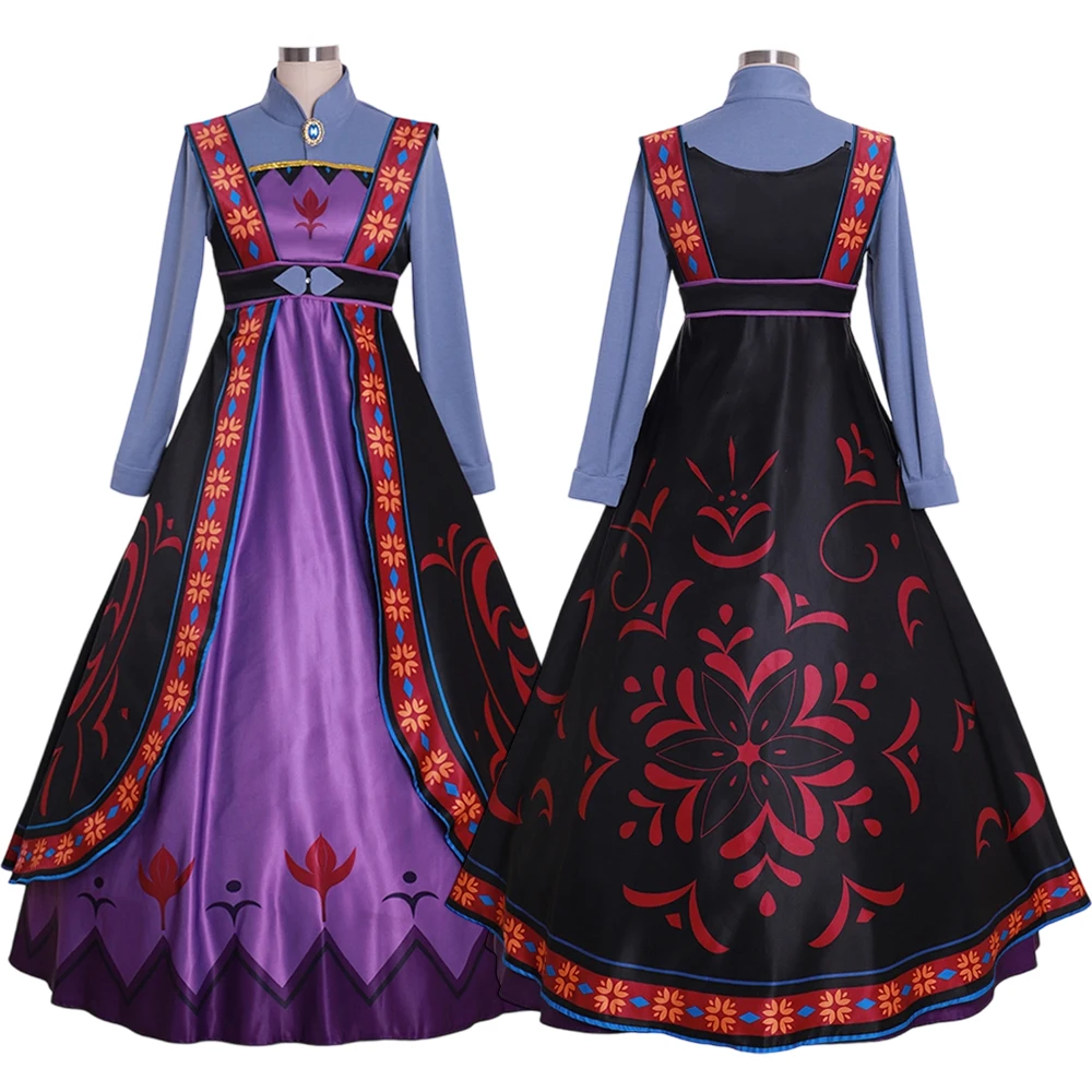 Queen Iduna Cosplay Anna Mother Costume Women Retro Gorgeous Court Purple Dress Fancy Ball Gown Halloween Christmas Stage Show
Queen Iduna Cosplay Anna Mother Costume Women Retro Gorgeous Court Purple Dress Fancy Ball Gown Halloween Christmas Stage Show