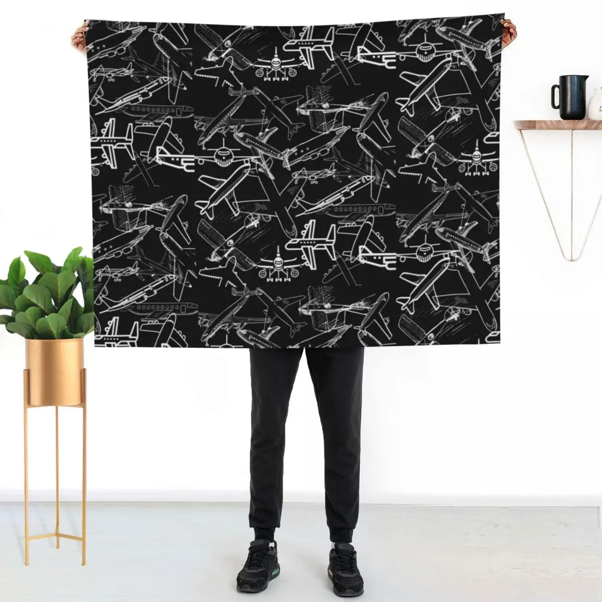 Airplanes Love Throw Blanket All Season Soft Lightweight Blanket for Home
Airplanes Love Throw Blanket All Season Soft Lightweight Blanket for Home