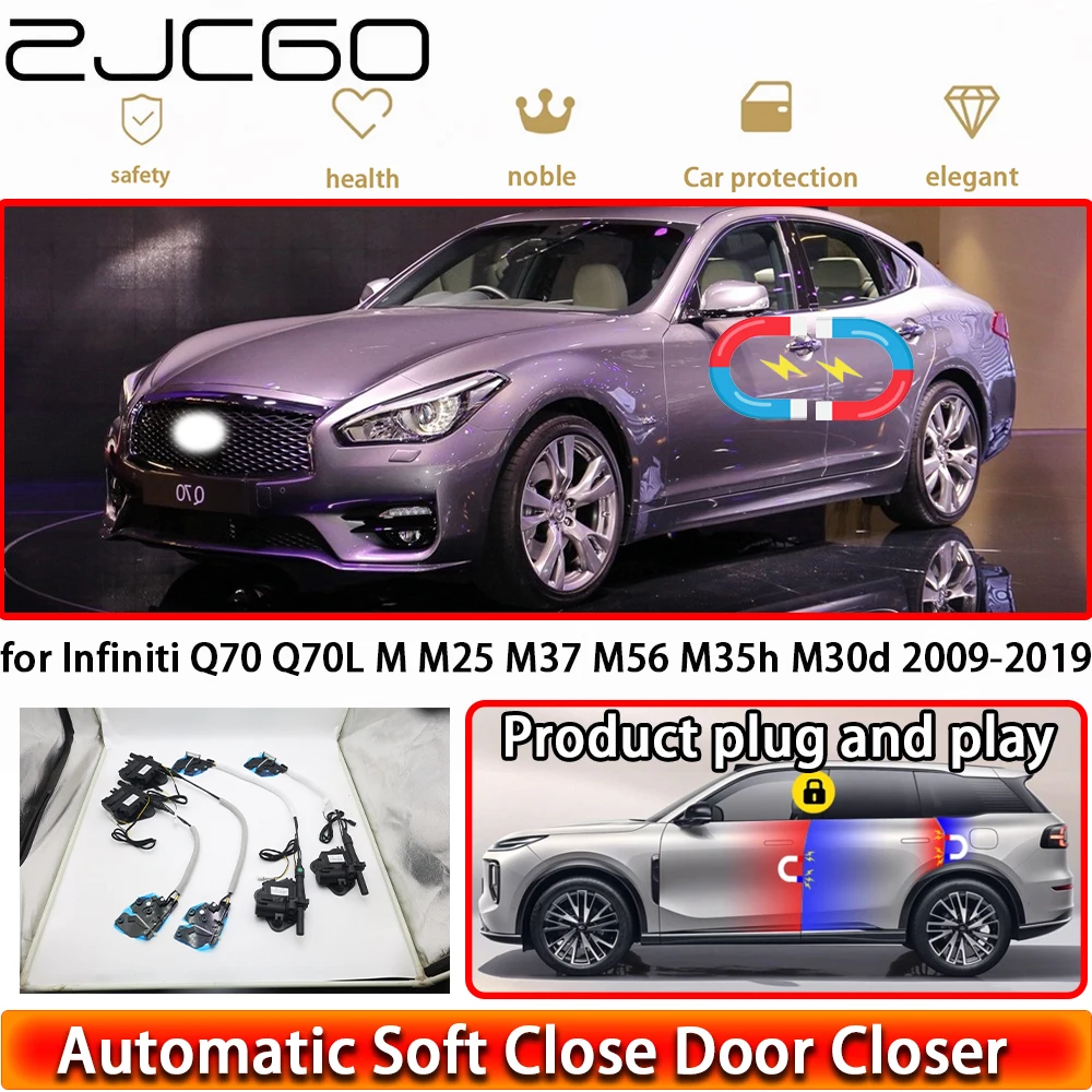 for Infiniti Q70 Q70L M M25 M37 M56 M35h M30d 2009-2019 Soft Close Door Kit Power Closing Latch System Auto Pull Door Easy Close
for Infiniti Q70 Q70L M M25 M37 M56 M35h M30d 2009-2019 Soft Close Door Kit Power Closing Latch System Auto Pull Door Easy Close