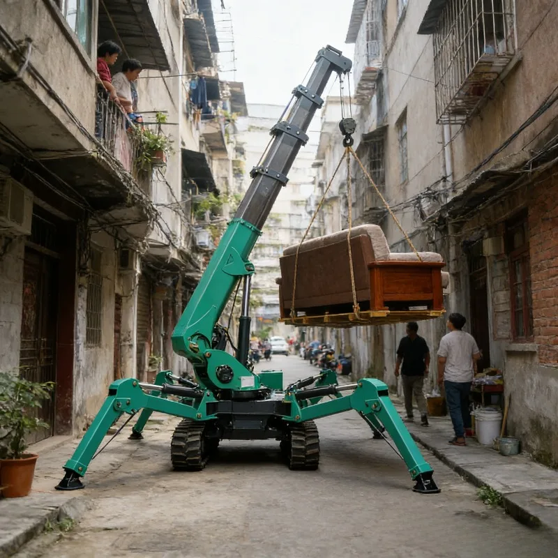 China Spider Crane 3t 4t 5t 10t Mini Spider Crane 10 Meter Telescopic Lift Glass Custom Made
China Spider Crane 3t 4t 5t 10t Mini Spider Crane 10 Meter Telescopic Lift Glass Custom Made