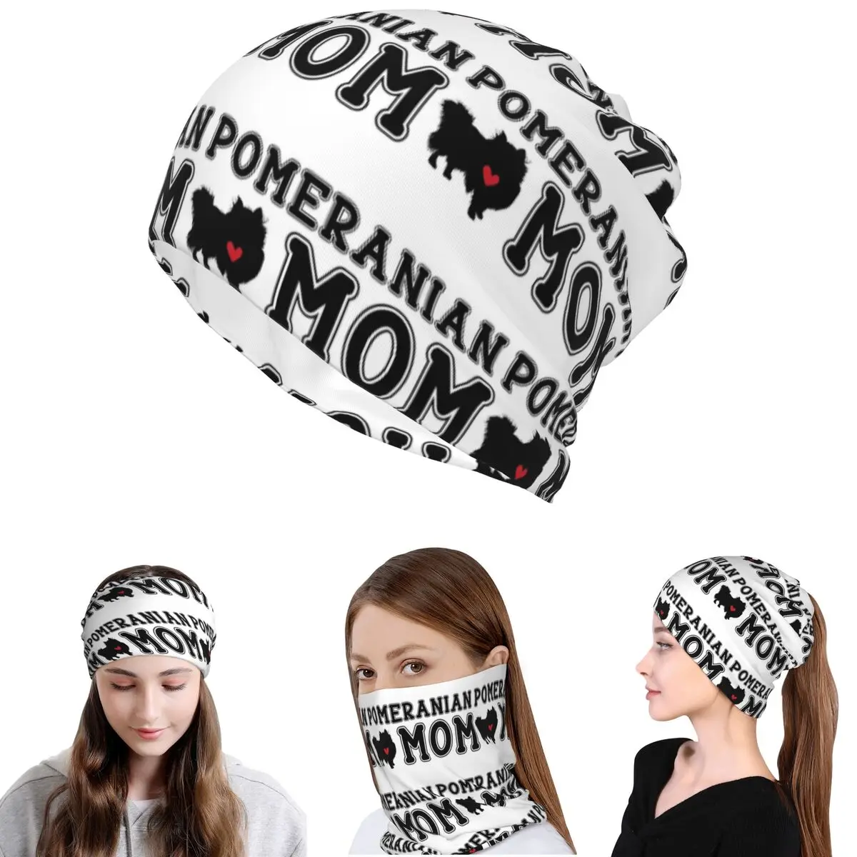 Pomeranian Mom Bandana Neck Cover Wrap Scarf Multi-use Face Mask Beanies Hat for Men Women Adult Winter
Pomeranian Mom Bandana Neck Cover Wrap Scarf Multi-use Face Mask Beanies Hat for Men Women Adult Winter