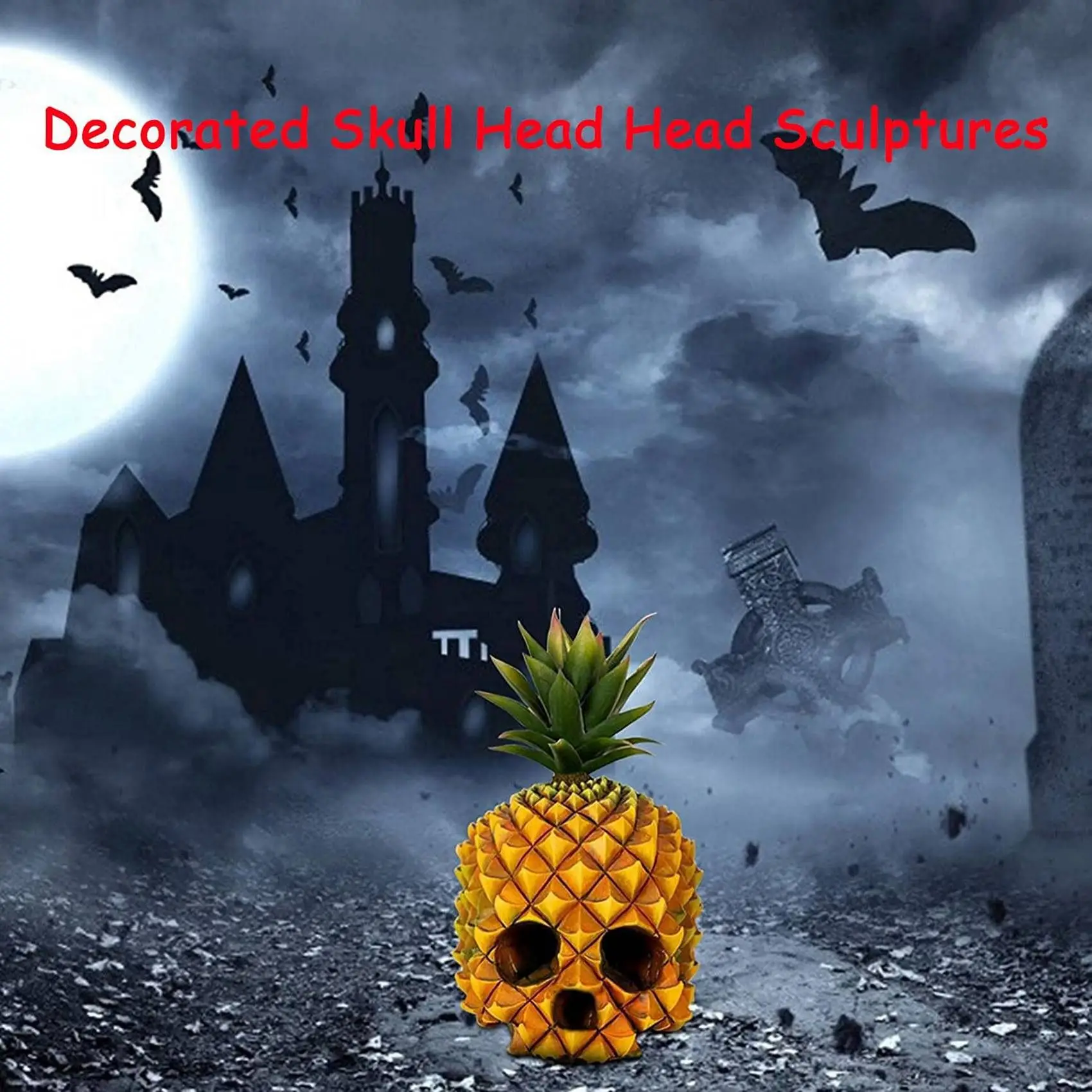 Top Deals Resin Pineapple Skull Statue Halloween Decorations Sculptures Gothic Skull Skeleton Head Statue Ornaments Desktop Deco
Top Deals Resin Pineapple Skull Statue Halloween Decorations Sculptures Gothic Skull Skeleton Head Statue Ornaments Desktop Deco