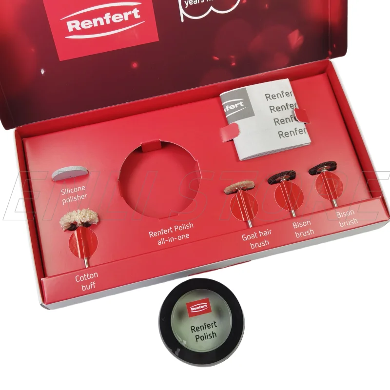Renfert 18g Dental AII-in- one Diamond Polishing Paste Teeth Whitening With Silicone Polisher Goat Hair Brush Dentistry LabTool
Renfert 18g Dental AII-in- one Diamond Polishing Paste Teeth Whitening With Silicone Polisher Goat Hair Brush Dentistry LabTool