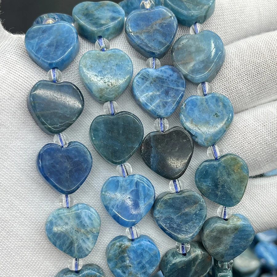 Natural Crystal 16mm Blue Apatite Heart-shaped Loose Bead Stone for Jewelry Making DIY Bracelet Necklace Accessories 15''
Natural Crystal 16mm Blue Apatite Heart-shaped Loose Bead Stone for Jewelry Making DIY Bracelet Necklace Accessories 15''