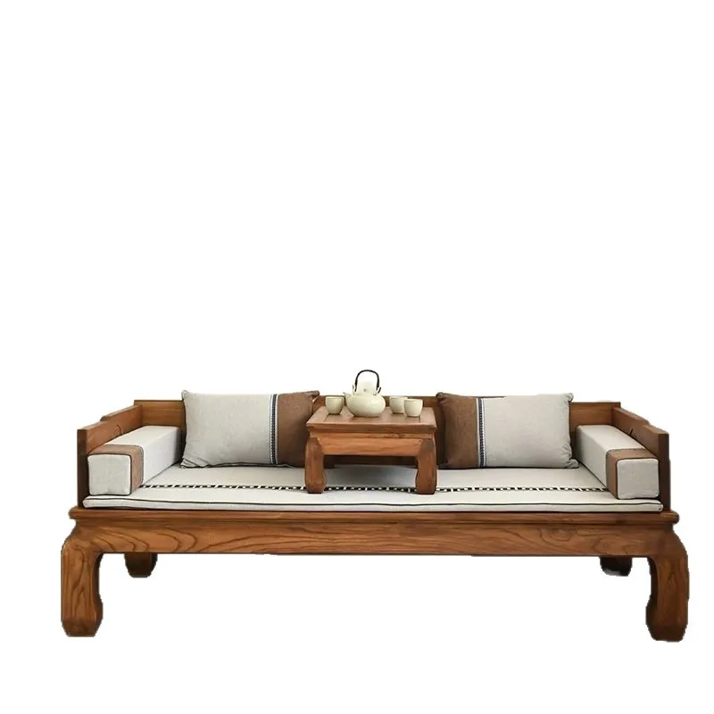 Elm Arhat bed new Chinese living room sofa solid wood bed flower antique concubine couch zen dual-purpose small apartment
Elm Arhat bed new Chinese living room sofa solid wood bed flower antique concubine couch zen dual-purpose small apartment