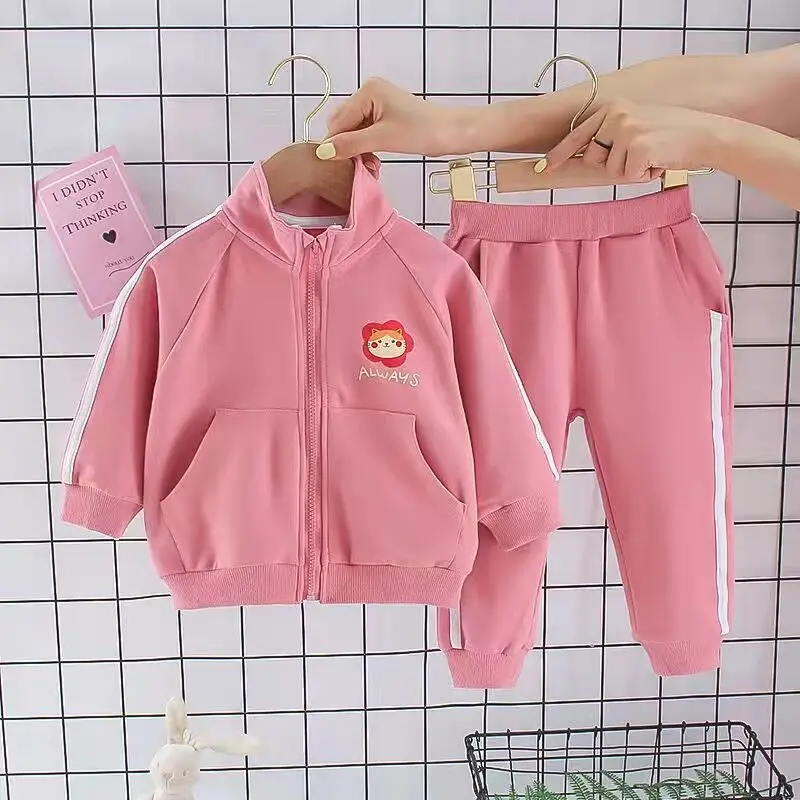 Spring Autumn Baby Girls Clothing Set Cartoon Zipper Jacket And Pants 2PCS Suit For GIrl Children Birthday Christmas Present
Spring Autumn Baby Girls Clothing Set Cartoon Zipper Jacket And Pants 2PCS Suit For GIrl Children Birthday Christmas Present