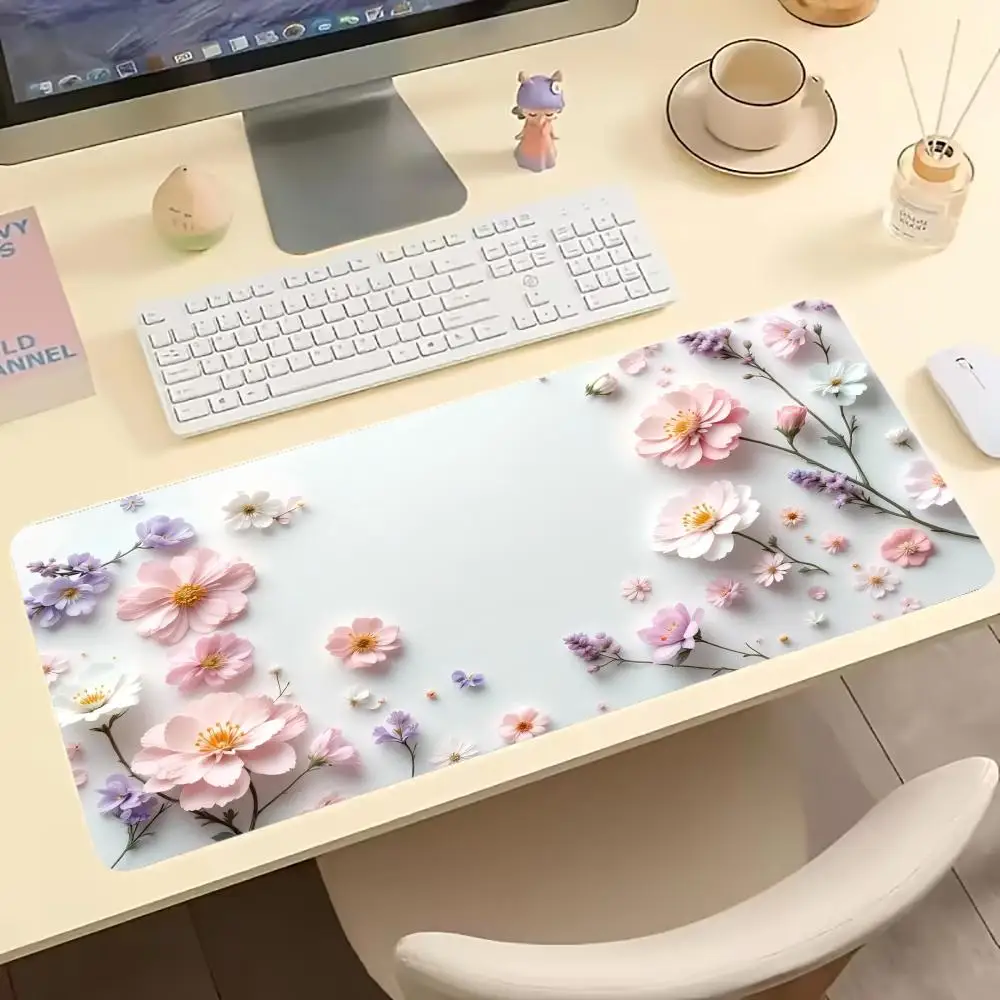 Floral Large Desk Mat Non-Slip Gaming Mouse Pad Extended Keyboard Mat Office Computer Desk Carpet Cute Decor for Girls
Floral Large Desk Mat Non-Slip Gaming Mouse Pad Extended Keyboard Mat Office Computer Desk Carpet Cute Decor for Girls