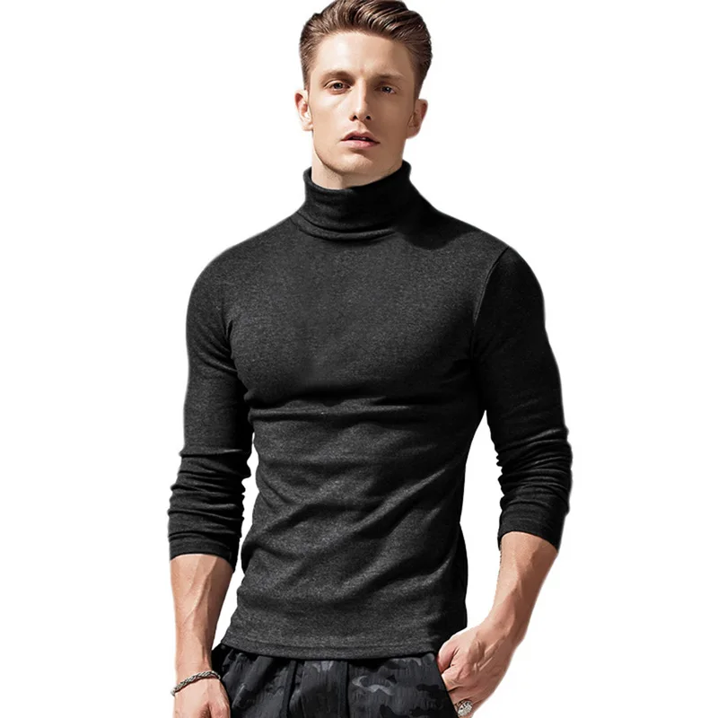 Stylish Men's Turtleneck Long Sleeve T Shirt Autumn Winter Thermal Base Layer Clothing Casual Cozy Tops Slim-type Pullovers
Stylish Men's Turtleneck Long Sleeve T Shirt Autumn Winter Thermal Base Layer Clothing Casual Cozy Tops Slim-type Pullovers