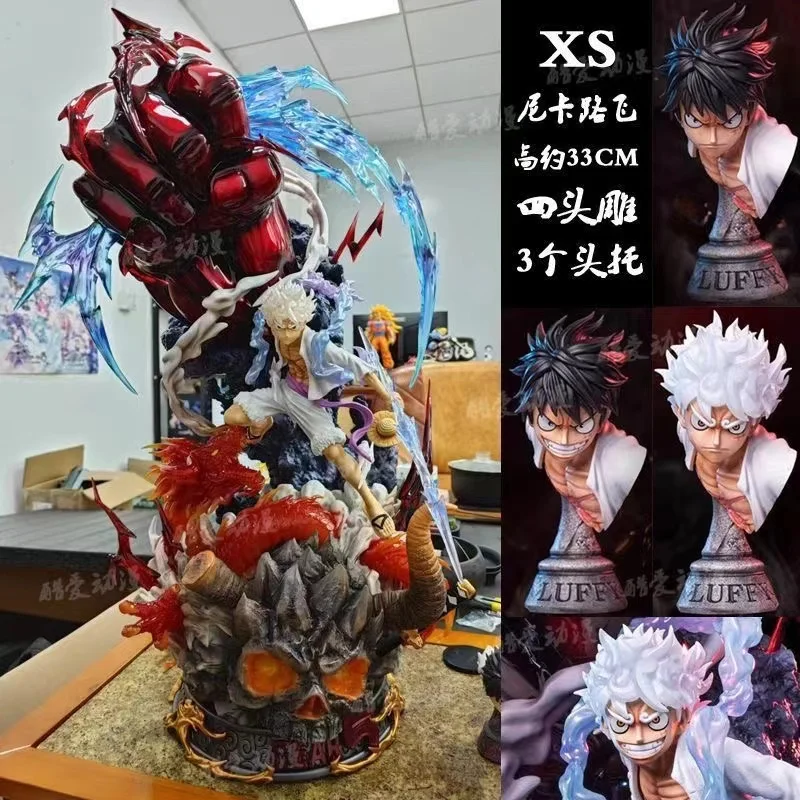 One Piece Anime Figure Gk Ghost Island Fifth Gear Large Luffy Catch Lightning Interchangeable Head Model Accessories Toy Gift
One Piece Anime Figure Gk Ghost Island Fifth Gear Large Luffy Catch Lightning Interchangeable Head Model Accessories Toy Gift