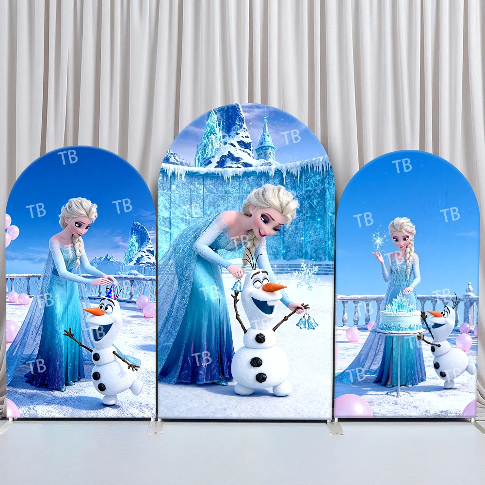 TB Frozen Arch Backdrop Cover Birthday Interaction Ice Castle Theme with Elsa Olaf for Kids Birthday & Baby Shower Photo Booth
TB Frozen Arch Backdrop Cover Birthday Interaction Ice Castle Theme with Elsa Olaf for Kids Birthday & Baby Shower Photo Booth