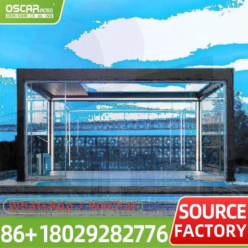 Индивидуальный размер, биоклиматическая алюминиевая водонепроницаемая сверхмощная автоматическая пергола для балкона, пергола для зимнего использования
Индивидуальный размер, биоклиматическая алюминиевая водонепроницаемая сверхмощная автоматическая пергола для балкона, пергола для зимнего использования