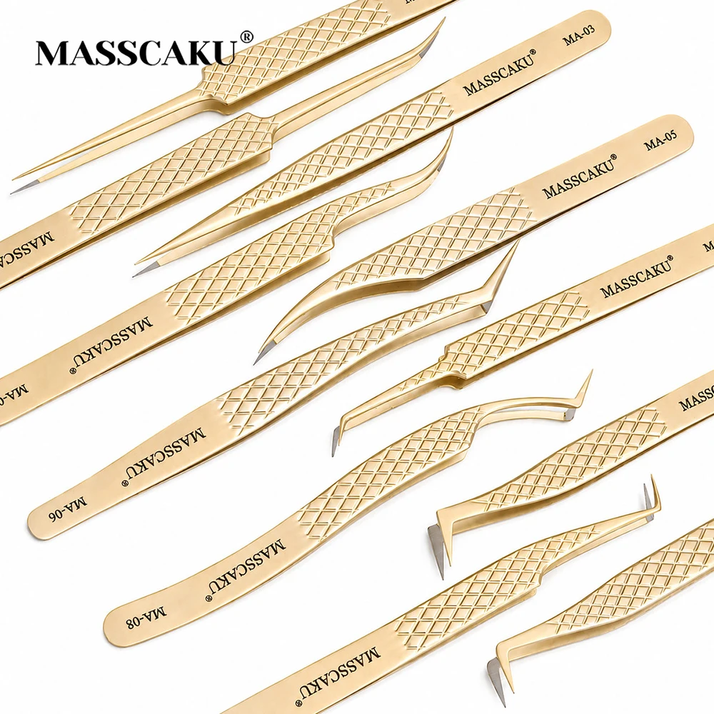 MASSCAKU Lash Grafting Tweezers Fiber Grip Precision Tool for Volume Fans Isolation Lash Beauty Supplies
MASSCAKU Lash Grafting Tweezers Fiber Grip Precision Tool for Volume Fans Isolation Lash Beauty Supplies