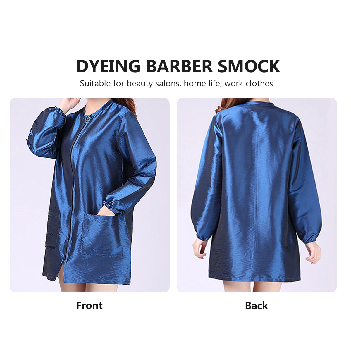 Комбинезон для технического красоты с длинными рукавами, сапфировый синий L, модный фартук с круглым вырезом и молнией спереди, фартук для окрашивания волос, одежда для салона, спа
Комбинезон для технического красоты с длинными рукавами, сапфировый синий L, модный фартук с круглым вырезом и молнией спереди, фартук для окрашивания волос, одежда для салона, спа