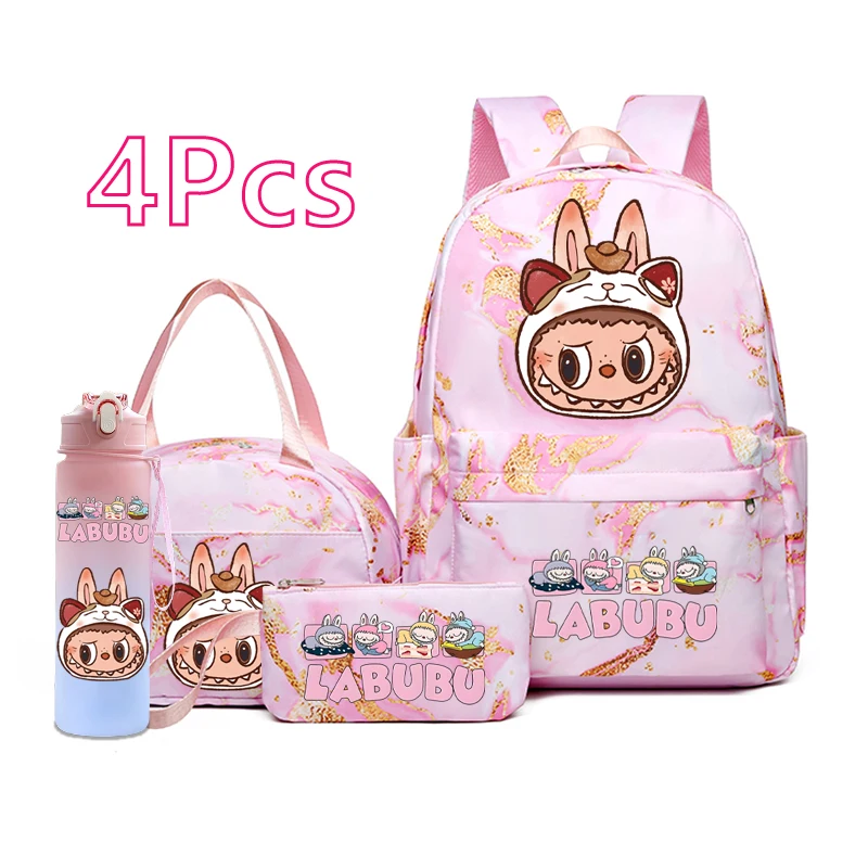 4Pcs Labubu Backpack Mokoko Knapsack Girl Teen Student Back To School Backpack Zimomo Lunch Bag 750Ml Outdoor Sport Water Bottle
4Pcs Labubu Backpack Mokoko Knapsack Girl Teen Student Back To School Backpack Zimomo Lunch Bag 750Ml Outdoor Sport Water Bottle