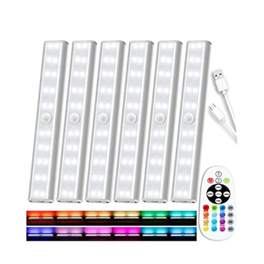 Under Lighting Rechargeable 8-LED Wireless Under, Kitchen Counter Lights Closet Lights RGB Perfect for Indoor Pantry Display Sh
Under Lighting Rechargeable 8-LED Wireless Under, Kitchen Counter Lights Closet Lights RGB Perfect for Indoor Pantry Display Sh