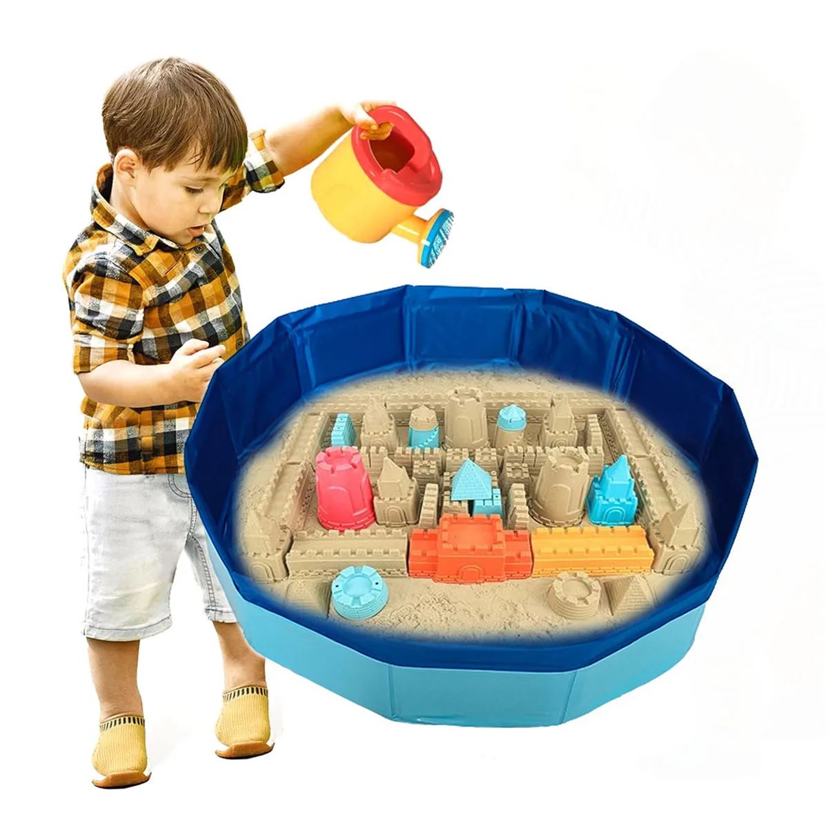 Sand Table Sand Activity Sandbox Sensory Toy for Kids, Summer Outdoor Play Water and Sand Table, Sandpit Beach Toy for Boys Girl
Sand Table Sand Activity Sandbox Sensory Toy for Kids, Summer Outdoor Play Water and Sand Table, Sandpit Beach Toy for Boys Girl