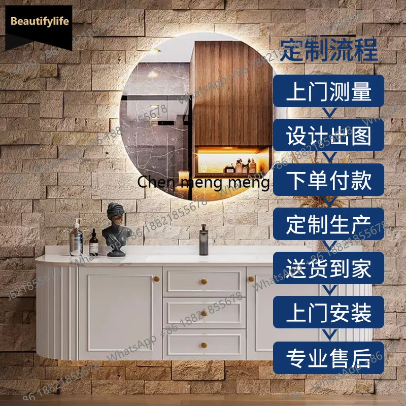C139 French Oak Bathroom Cabinet Slate Seamless Basin Luxury Stone Toilet Wash Counter
C139 French Oak Bathroom Cabinet Slate Seamless Basin Luxury Stone Toilet Wash Counter