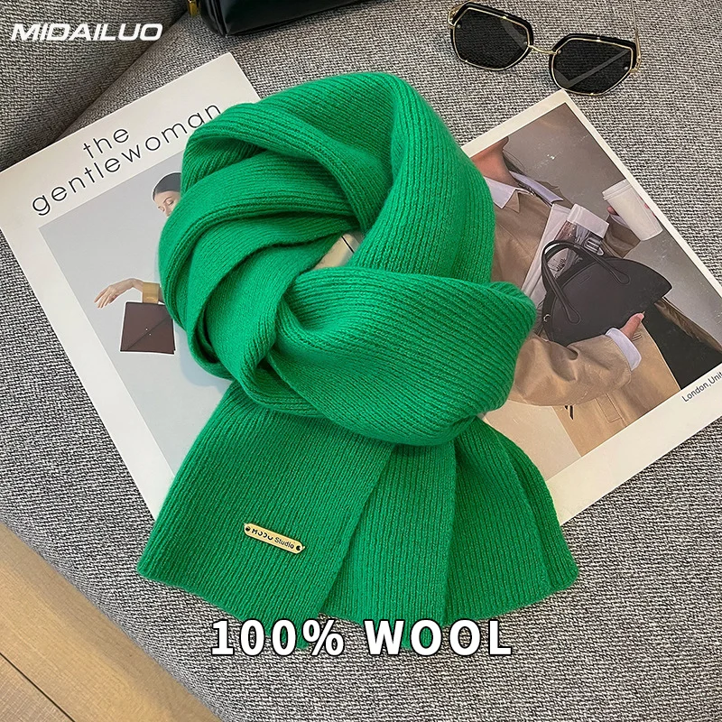 Ladies' 100% Wool Winter Scarf Windproof Warm Korean Fashion Elegant Neck Accessory for Cold Weather
Ladies' 100% Wool Winter Scarf Windproof Warm Korean Fashion Elegant Neck Accessory for Cold Weather