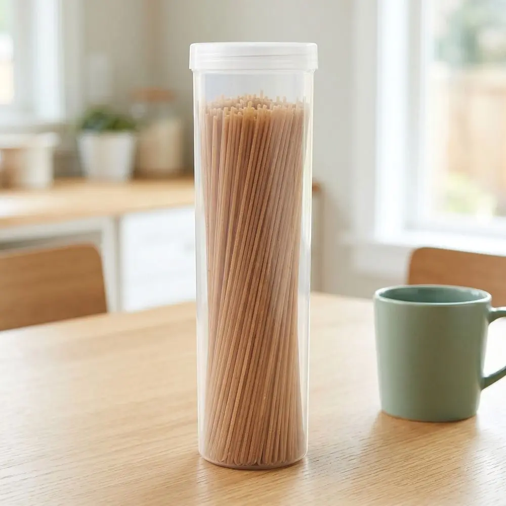 2PCS Plastic Cookie Storage Box Round/Rectangular Transparent Noodles Sealed Jar with Lid Space Saving Food Storage Containers
2PCS Plastic Cookie Storage Box Round/Rectangular Transparent Noodles Sealed Jar with Lid Space Saving Food Storage Containers