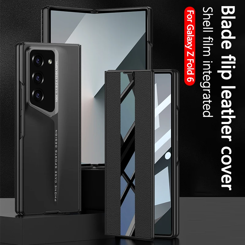 For Samsung Galaxy Z Fold 6 Luxury Business Flip Leather Protective Case Outer Screen Glass Shockproof Cover for Galaxy Z Fold 6
For Samsung Galaxy Z Fold 6 Luxury Business Flip Leather Protective Case Outer Screen Glass Shockproof Cover for Galaxy Z Fold 6