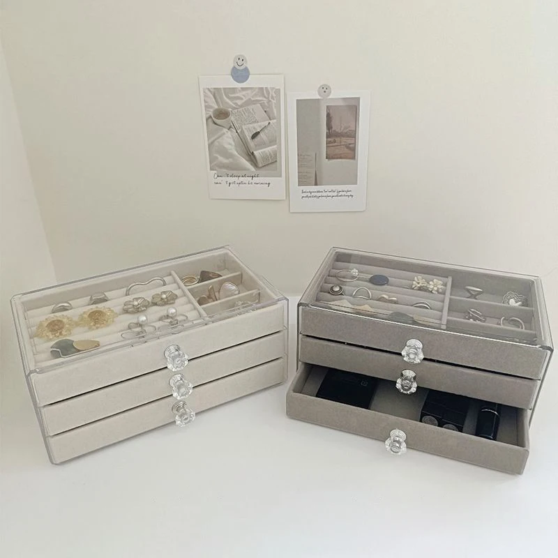 Прозрачная акриловая шкатулка для ювелирных изделий, трехуровневый органайзер для ювелирных изделий, с 3 ящиками, для больших и маленьких ювелирных изделий, для хранения ювелирных изделий, в современном стиле
Прозрачная акриловая шкатулка для ювелирных изделий, трехуровневый органайзер для ювелирных изделий, с 3 ящиками, для больших и маленьких ювелирных изделий, для хранения ювелирных изделий, в современном стиле