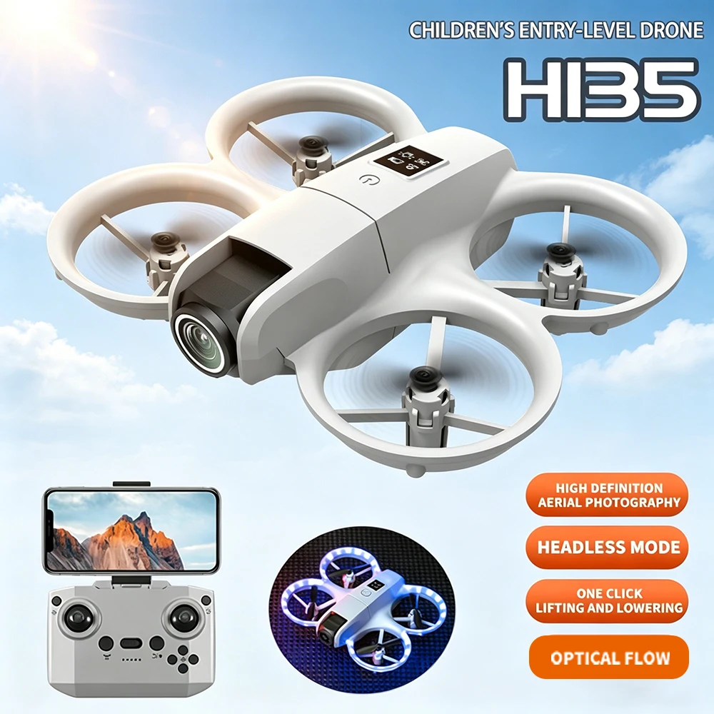 New H135 WIFI FPV Drone Wide Angle HD 4K 1080P Camera 5G Height Hold Led Lights RC Foldable Quadcopter Dron Helicopter Toys Gift
New H135 WIFI FPV Drone Wide Angle HD 4K 1080P Camera 5G Height Hold Led Lights RC Foldable Quadcopter Dron Helicopter Toys Gift