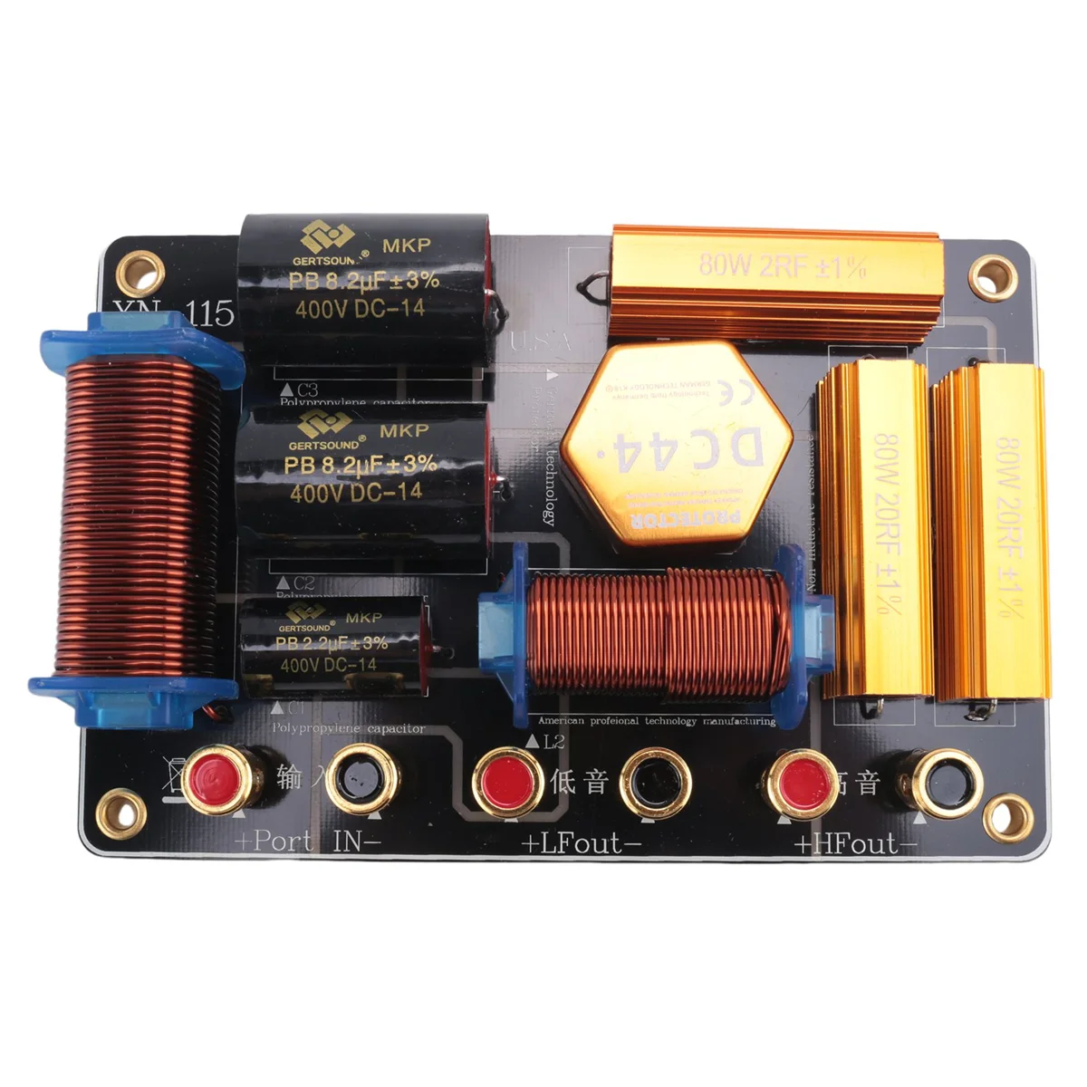 AU47-550W Audio Frequency Divider Two Way Speaker Crossover 15 12Inch Stage Performance High Power Frequency Divider
AU47-550W Audio Frequency Divider Two Way Speaker Crossover 15 12Inch Stage Performance High Power Frequency Divider