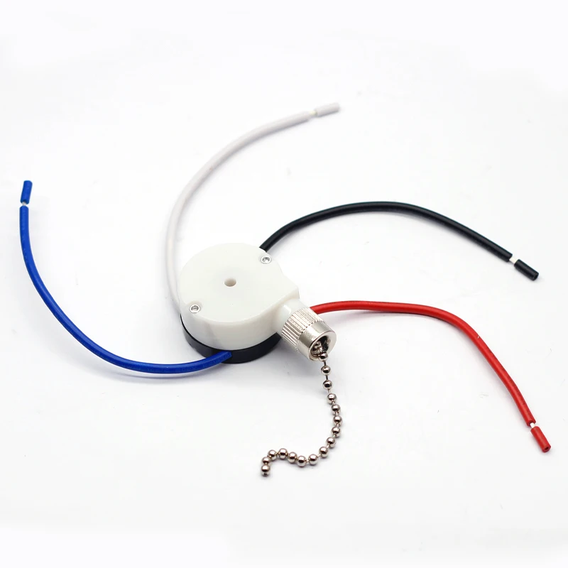 3 Speed 4 Wire Fan Light Ceiling Fan Switch ZE-208s E89885 Replacement Part Speed Control Pull Chain Switch
3 Speed 4 Wire Fan Light Ceiling Fan Switch ZE-208s E89885 Replacement Part Speed Control Pull Chain Switch