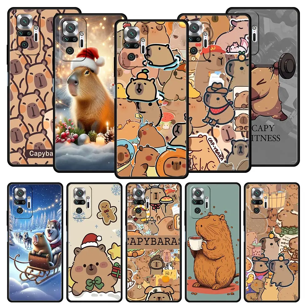 Capybara Cute Phone Case For Xiaomi Redmi Note 14 13 5G 10 11 12 Pro Plus 4G 14C 13C 12C 10C Black Cover
Capybara Cute Phone Case For Xiaomi Redmi Note 14 13 5G 10 11 12 Pro Plus 4G 14C 13C 12C 10C Black Cover