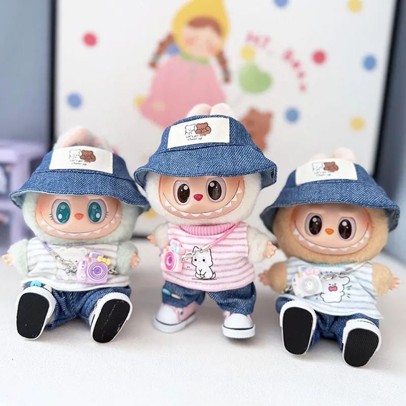 Labubu Doll Clothes Summer Vibrant Striped Suit Labubu I II Idol Dolls Plush Doll'S Clothes Sitting Party Accessories
Labubu Doll Clothes Summer Vibrant Striped Suit Labubu I II Idol Dolls Plush Doll'S Clothes Sitting Party Accessories