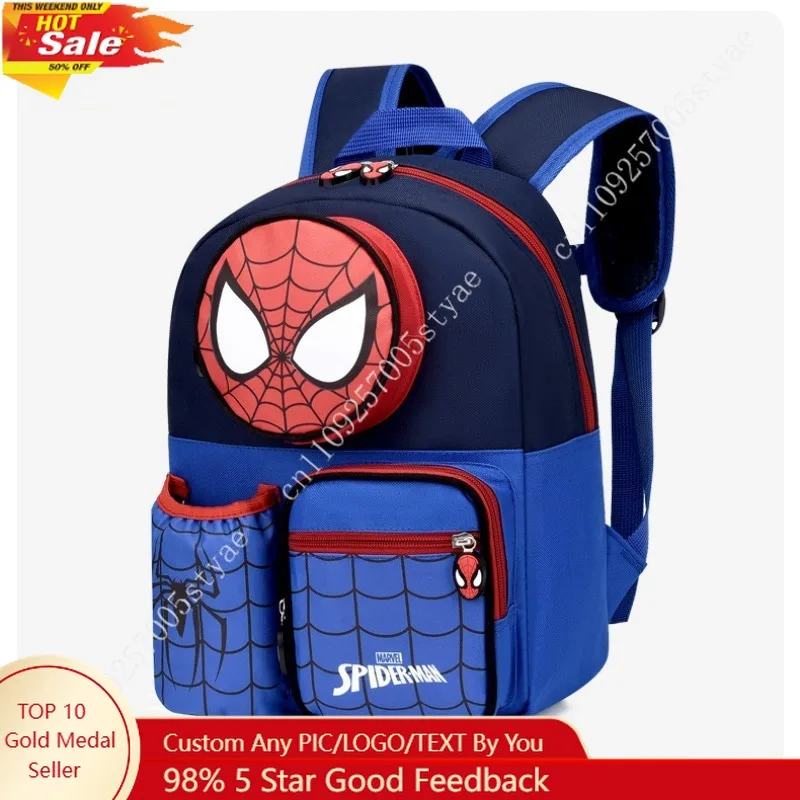 Marvel Spider-Man Backpack Multi Pocket Schoolbag Wide Shoulder Strap Bags with Spider-man Face Zipper for Fans of The Superhero
Marvel Spider-Man Backpack Multi Pocket Schoolbag Wide Shoulder Strap Bags with Spider-man Face Zipper for Fans of The Superhero