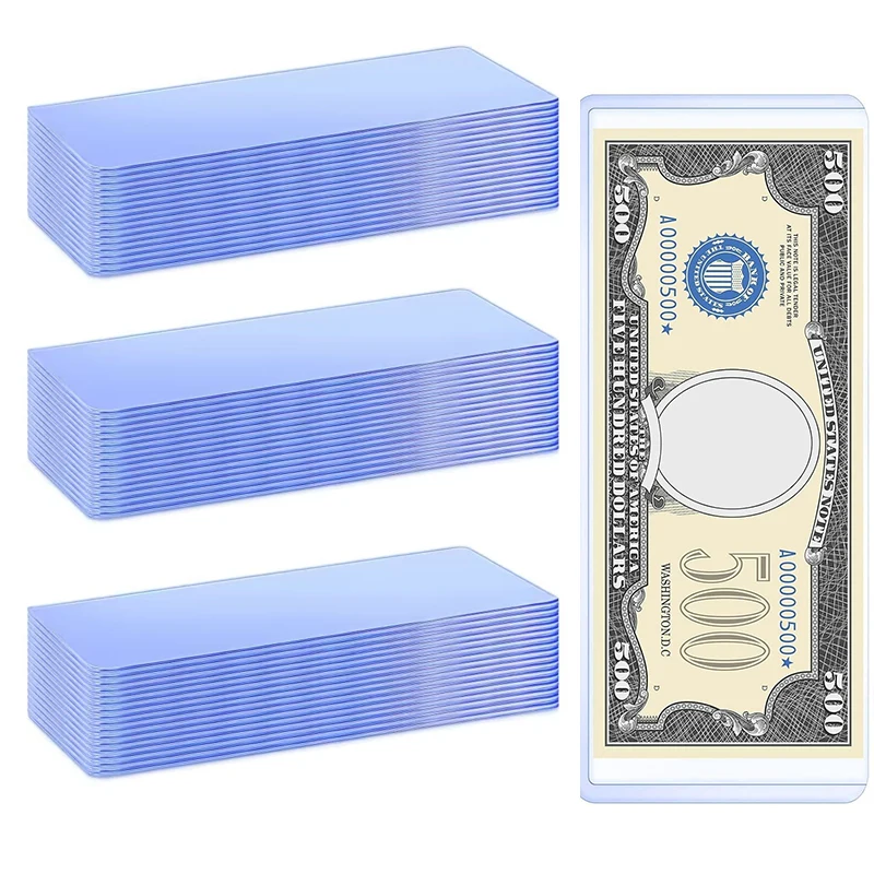 16PCS Transparent PVC Money Holders Collectors Durable Vintage Paper Dollar Bill Euro Protection Props Banknote Notes Supply ZYF
16PCS Transparent PVC Money Holders Collectors Durable Vintage Paper Dollar Bill Euro Protection Props Banknote Notes Supply ZYF
