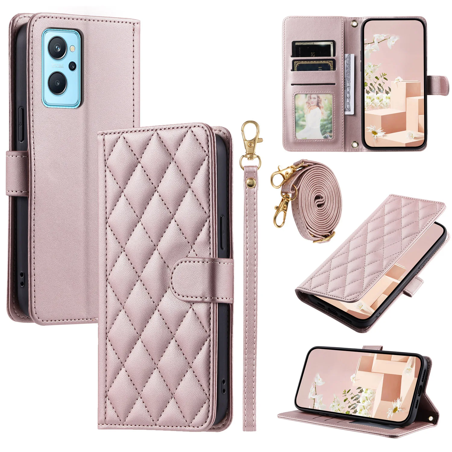 For Realme 9i 4G Phone Case Crossbody Back Long Lanyard Silicone Protective Case Flip Leather Case
For Realme 9i 4G Phone Case Crossbody Back Long Lanyard Silicone Protective Case Flip Leather Case