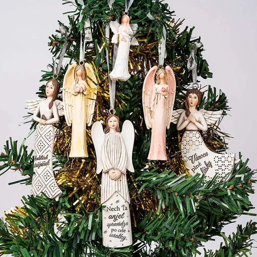 New Christmas Pendant Prayer Angel Home Soft Decoration Christmas Tree Decoration Resin Craft Pendant
New Christmas Pendant Prayer Angel Home Soft Decoration Christmas Tree Decoration Resin Craft Pendant