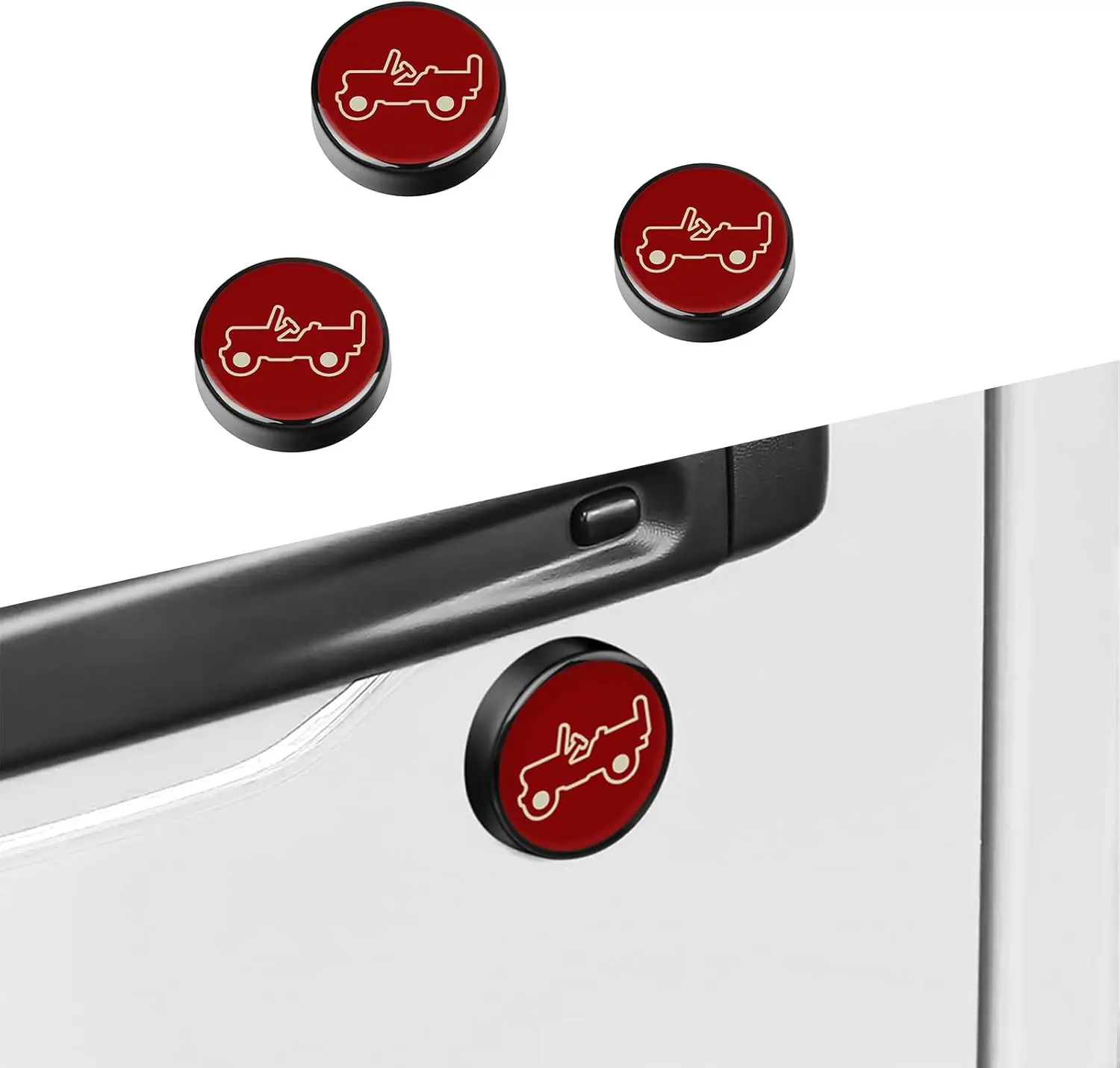 For Jeep Wrangler JL, JLU & Gladiator JT 2018-2024 2025, Jeep accessories for car lock hole protection Strong magnetic keyhole
For Jeep Wrangler JL, JLU & Gladiator JT 2018-2024 2025, Jeep accessories for car lock hole protection Strong magnetic keyhole