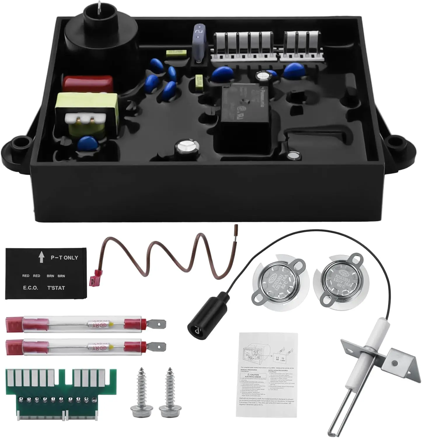 3 in 1 RV Water Heater Replacement Parts Kit Compatible 91365 RV Water Heater Control Circuit Boa
3 in 1 RV Water Heater Replacement Parts Kit Compatible 91365 RV Water Heater Control Circuit Boa
