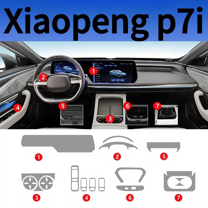 For Xiaopeng p7i 22-24models interior protection Dashboard Multimedia Navigation Transparent Scratch-Resistant Film Modification
For Xiaopeng p7i 22-24models interior protection Dashboard Multimedia Navigation Transparent Scratch-Resistant Film Modification