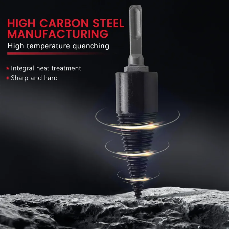 A96I-Removable Firewood Log Splitter Drill Bit, Wood Splitter Drill Bits Split Drilling Tools Drill Bit Wood Chopping Bit
A96I-Removable Firewood Log Splitter Drill Bit, Wood Splitter Drill Bits Split Drilling Tools Drill Bit Wood Chopping Bit