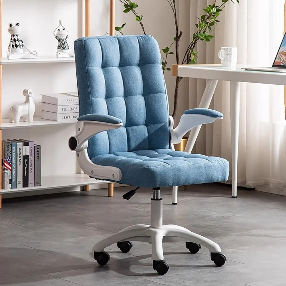 Office Chair, Modern High Back Home Office Chair Ergonomic Office Chair Task Swivel Chair with Reversible Armrests and Lumbar
Office Chair, Modern High Back Home Office Chair Ergonomic Office Chair Task Swivel Chair with Reversible Armrests and Lumbar