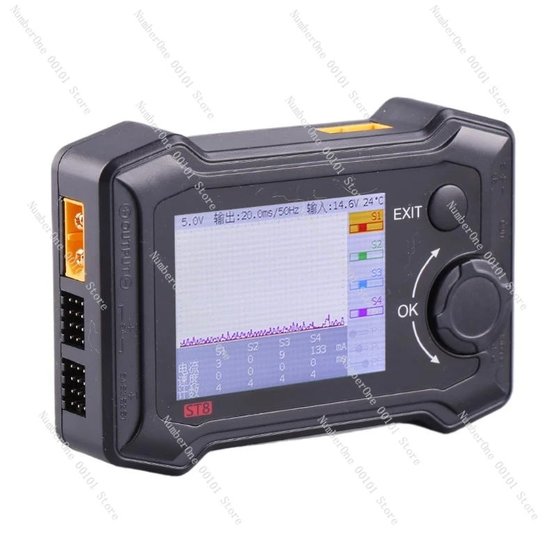 ST8 8-Channel Servo Motor Tester, Comprehensive Signal Testing with 4 Independent Interfaces, Current Collector
ST8 8-Channel Servo Motor Tester, Comprehensive Signal Testing with 4 Independent Interfaces, Current Collector