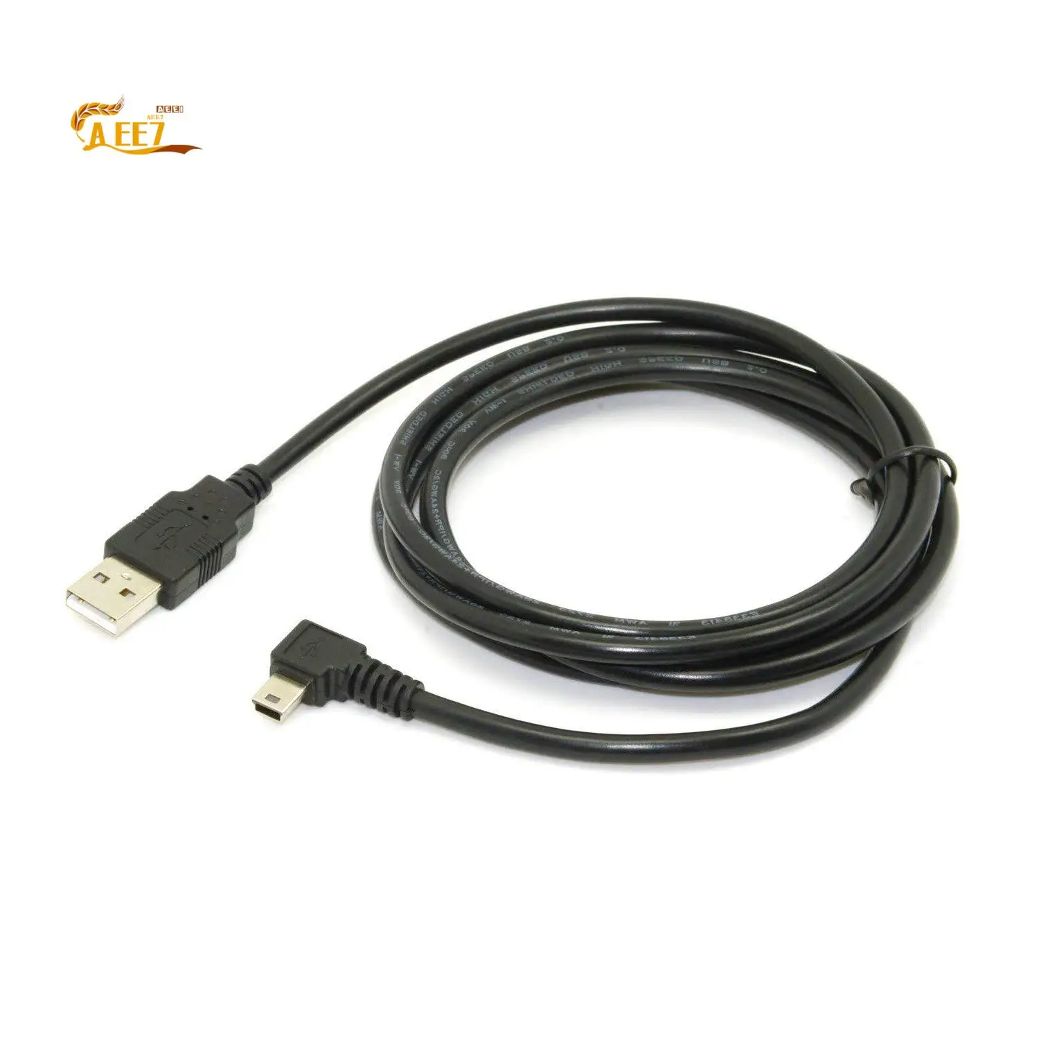 AEE7-1.8M Mini USB B Тип 5-контактный штекер 90 градусов левый угол к USB 2.0 штекерный кабель для передачи данных черного цвета
AEE7-1.8M Mini USB B Тип 5-контактный штекер 90 градусов левый угол к USB 2.0 штекерный кабель для передачи данных черного цвета