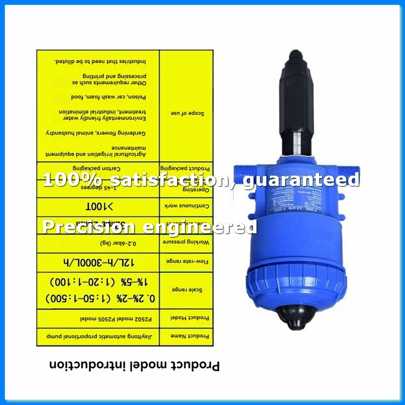 Fertilizers Injector Livestock Farming Chemical Fertilizers Injector Dispenser Proportioner Dosing Device Pump 1-5%-ABYS
Fertilizers Injector Livestock Farming Chemical Fertilizers Injector Dispenser Proportioner Dosing Device Pump 1-5%-ABYS