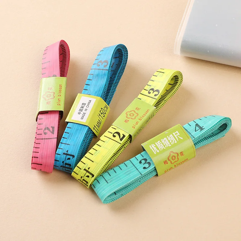 150cm/60" Body Measuring Ruler Sewing Tailor Tape Measure Mini Soft Flat Ruler Centimeter Meter Sewing Tools Random Color
150cm/60" Body Measuring Ruler Sewing Tailor Tape Measure Mini Soft Flat Ruler Centimeter Meter Sewing Tools Random Color