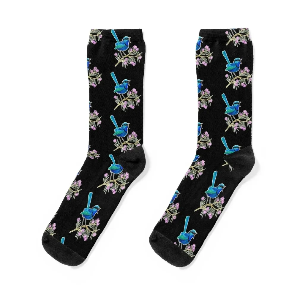 Blue Wren and Geraldton Wax Socks kids christmas gift snow Socks Women Men's
Blue Wren and Geraldton Wax Socks kids christmas gift snow Socks Women Men's