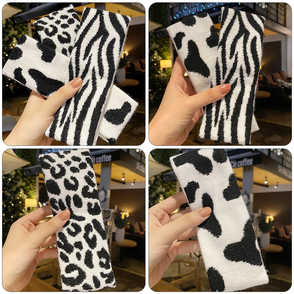 1Set Sports Hairbands Black White Cow Pattern Knitted Stretchy Headbands Comfortable Makeup Decoration Hair Bands
1Set Sports Hairbands Black White Cow Pattern Knitted Stretchy Headbands Comfortable Makeup Decoration Hair Bands