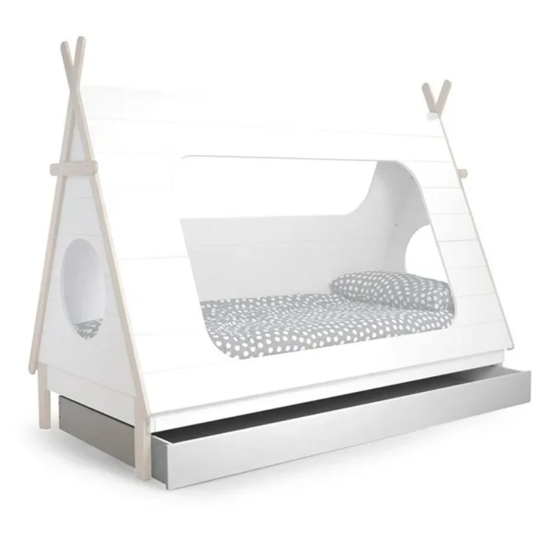 Latest Design Solid Wood Floor Bed White Bedroom Furniture Tent Suitable for Hotel Children's Beds
Latest Design Solid Wood Floor Bed White Bedroom Furniture Tent Suitable for Hotel Children's Beds