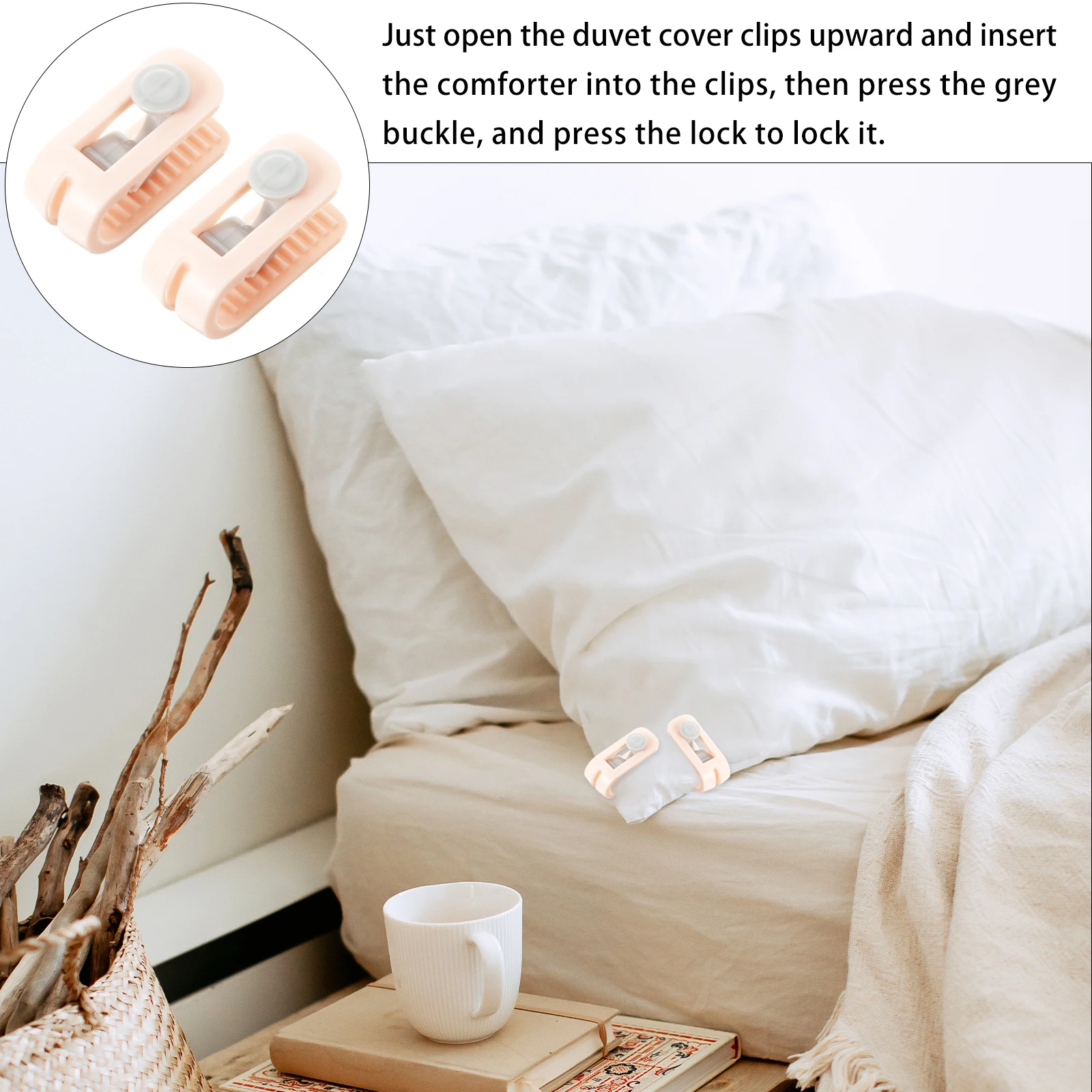 6 Pcs Plastic Quilt Fastener Clips Bed Sheet Duvet Cover Fixing Buckles No Needle Slips U shaped Anti slip Design Gift
6 Pcs Plastic Quilt Fastener Clips Bed Sheet Duvet Cover Fixing Buckles No Needle Slips U shaped Anti slip Design Gift